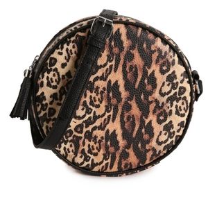Mix No. 6 Leopard Canteen Crossbody Bag